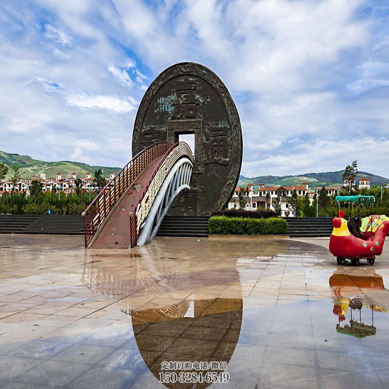 锦州步行街古币雕塑 游乐场铜币雕塑 铸造雕塑 锦州步行街古币雕塑 游乐场铜币雕塑 铸造雕塑