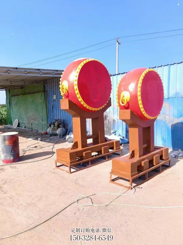 和平景观战鼓雕塑 剪影喜庆雕塑 商业街民族雕塑 和平景观战鼓雕塑 剪影喜庆雕塑 商业街民族雕塑